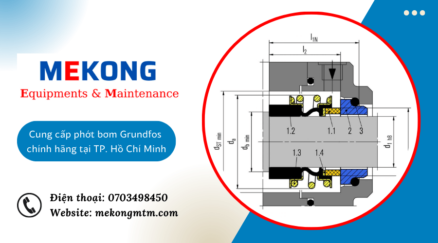 phớt bơm Grundfos